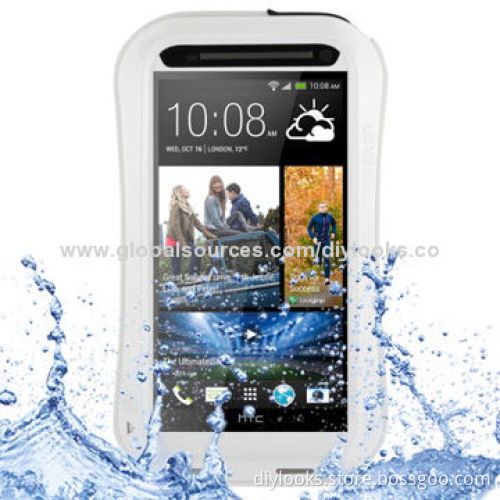 MEI Metal Ultra-thin Rain-resistant + Dropproof + Shockproof + Dustproof Protective Case for HTC